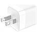 Caricabatterie Rapido Usb-c 30w 3a Pd Spina Us, Bianco - Foto miniatura 2