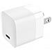 Caricabatterie Rapido Usb-c 30w 3a Pd Spina Us, Bianco - Foto miniatura 3