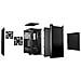 Case PURE BASE 501 Midi Tower ATX / micro ATX / Mini-ITX 2 Porte USB 3.2 Colore Nero (Finestrato) - Foto miniatura 4