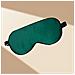 Maschera Per Dormire In Seta Per I Viaggi, Maschera Morbida Per Gli Occhi Per Dormire Green - Foto miniatura 3