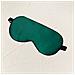 Maschera Per Dormire In Seta Per I Viaggi, Maschera Morbida Per Gli Occhi Per Dormire Green - Foto miniatura 4