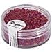 17 Grammi - Perline In Vetro Rotonde Trasparenti Lustrate Foro Ø2mm - Colore Rosso Vino - Foto miniatura 1
