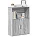Libreria Grigio Sonoma 60x24x85 Cm In Legno Multistrato - Foto miniatura 1