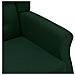 Poltrona Con Poggiapiedi Verde Scuro In Tessuto - Foto miniatura 5