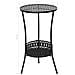 Tavolo Da Bistrot Nero 40x70 Cm In Metallo - Foto miniatura 6