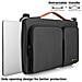 Custodia Per Laptop Da 15 Pollici, Borsa Per Laptop Impermeabile Per Notebook Black - Foto miniatura 5