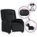 Poltrona Reclinabile Elettrica Nera in Similpelle - Foto miniatura 6