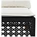 Set Divani da Giardino 5 pz con Cuscini in Polyrattan Nero - Foto miniatura 5