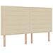 Letto Box Spring con Materasso e Panchina Crema 180x200 cm Tessuto - Foto miniatura 7