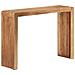 Tavolo Consolle 110x30x76 cm in Legno Massello di Acacia - Foto miniatura 8