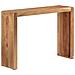 Tavolo Consolle 110x30x76 cm in Legno Massello di Acacia - Foto miniatura 9