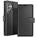 Custodia A Portafoglio Per Galaxy S24 Ultra Con Supporto E Linguetta Magnetica, Nero - Foto miniatura 1
