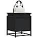 Contenitore con Coperchio Nero 40x40x51,5 cm in Truciolato - Foto miniatura 2