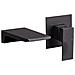 Rubinetto Miscelatore Da Parete Per Lavabo Karuay Ottone Nero - Foto miniatura 2