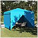 Tenda Aggiuntiva Pop-Up Blu 300 x 300 cm Tessuto - Foto miniatura 3