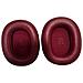 Cuscinetti Auricolari Di Ricambio Compatibili Con Cuffie Bang & Olufsen Beoplay H95 - Pelle Di Pecora Premium Red - Foto miniatura 1