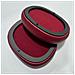 Cuscinetti Auricolari Di Ricambio Compatibili Con Cuffie Bang & Olufsen Beoplay H95 - Pelle Di Pecora Premium Red - Foto miniatura 3
