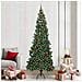 Albero di Natale Artificiale Angolare con 300 LED Verde 240 cm - Foto miniatura 2