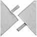 Asciugamani Sportivi 2 pcs Grigio 50 x 30 cm - Foto miniatura 5
