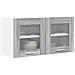 Armadio pensile Riga Grigio Sonoma e Bianco 80 x 31 x 40 cm - Foto miniatura 3