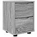 Comodino Grigio Sonoma 30,5 x 30 x 43 cm Legno multistrato - Foto miniatura 1