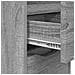 Comodino Grigio Sonoma 30,5 x 30 x 43 cm Legno multistrato - Foto miniatura 9