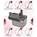 Adattatore Batteria Per Aspirapolvere Compatibile Con Dyson V10 - Compatibile Con Batterie Milwaukee 18v | Materiale Abs, Alta Qualità - Foto miniatura 2