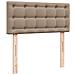 Letto Pouf con Materasso Cappucino 80x200 cm Similpelle - Foto miniatura 9