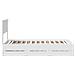 Struttura del letto Bianco 100 x 200 cm Legno Ingegnerizzato - Foto miniatura 9