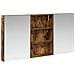 Set di Armadi da Bagno con porta 3 pcs 120 x 10,5 x 60,5 cm - Foto miniatura 1