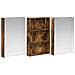 Set di Armadi da Bagno con porta 3 pcs 120 x 10,5 x 60,5 cm - Foto miniatura 5