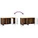 Mobile TV Legno antico 99 x 34,5 x 50 cm Legno ingegnerizzato - Foto miniatura 9