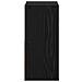 Comodino con cassetto 2 pcs Rovere Nero 25,5 x 22 x 49,5 cm - Foto miniatura 7