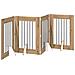 Cancello per cani pieghevole con supporti 4 pcs 241 cm - Foto miniatura 1