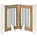 Cancello per cani pieghevole con supporti 4 pcs 241 cm - Foto miniatura 6