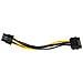 Cavo Sata 15 Poli Maschio - 6 Poli Pci Express Cm 15 - Foto miniatura 1