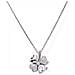 Collana In Argento 925 - Collezione Amore - Colore Rodio - Misura Unica Zirconi Bianchi - Foto miniatura 3