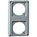Flangia 220x125mm Per 2 Prese Cee Da 16a 057713 - Foto miniatura 1