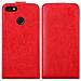 Custodia Compatibile Con Huawei Y6 Pro 2017 In Rosso Mela - Coperchio Protettivo In Design Flip Con Chiusura Magnetica - Foto miniatura 10