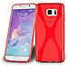 Custodia Compatibile Con Samsung Galaxy Note 5 In Rosso Cremisi - Coperchio Protettivo In Silicone Tpu Flessibile - Foto miniatura 1