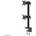 Supporto da Scrivania FPMA-D960DVBLACKPLUS per 2 Monitor Curvi - Foto miniatura 2