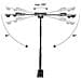 Supporto A Parete Per Monitor Tv 32-60"" Completamenti Mobili, Estensibili, Orientabili, Orientabili, Inclinabili, Girevoli, Ultrapiatti, Slimline-a-466-b - Foto miniatura 3