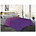 Trapuntino Copriletto Bicolor Double Face - Matrimoniale 250x280 Cm Lilla / melanzana - Foto miniatura 2