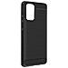 Cover Flessibile Samsung Galaxy A32 Effetto Levigato E Carbonio Nera - Foto miniatura 4