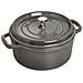 Cocotte in Ghisa con Coperchio Diametro 26 cm Capacità 5 lt Colore Grigio - Linea La Cocotte - Foto miniatura 1