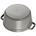 Cocotte in Ghisa con Coperchio Diametro 26 cm Capacità 5 lt Colore Grigio - Linea La Cocotte - Foto miniatura 4