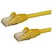 Cavo di Rete Giallo da 0,5m Cat6 UTP Ethernet Gigabit RJ45 Antigroviglio - 50cm - Foto miniatura 1