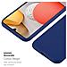 Custodia Compatibile Con Samsung Galaxy A42 In Candy Blu Scuro - Coperchio Protettivo In Silicone Tpu Flessibile - Foto miniatura 7