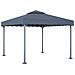 Gazebo Con Stringa Di Luci Led 300x300 Cm Antracite Alluminio - Foto miniatura 3