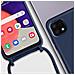 Cover Semirigida Per Samsung Galaxy A22 5g Cordino Nylon Intrecciato 80 Cm Blu - Foto miniatura 3